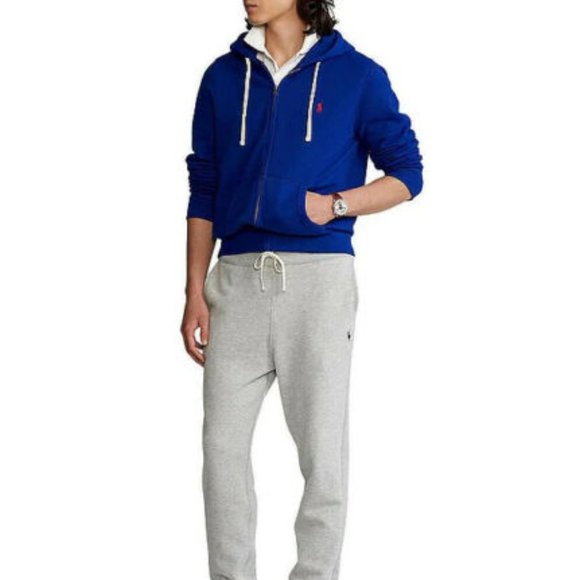 Polo Ralph Lauren RL Fleece Full-Zip Hoodie Sweatshirt Blue Men's Size XL H12461 - Picture 10 of 10